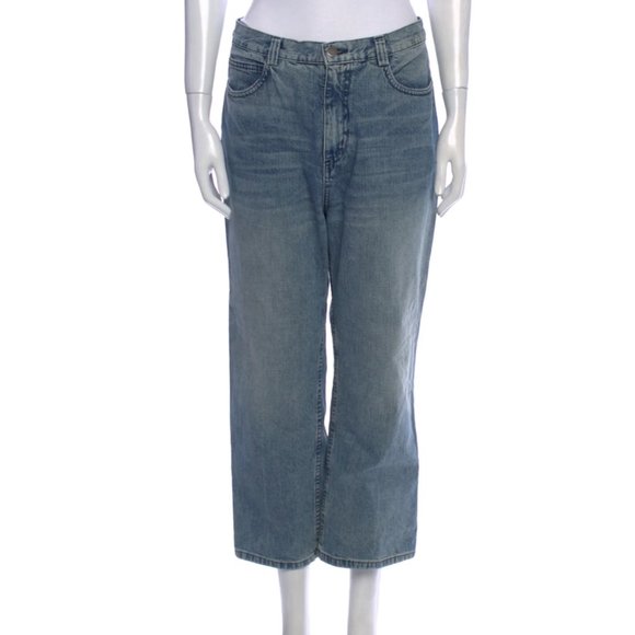 Rachel Comey high-rise wide-leg cropped jeans - Picture 1 of 3